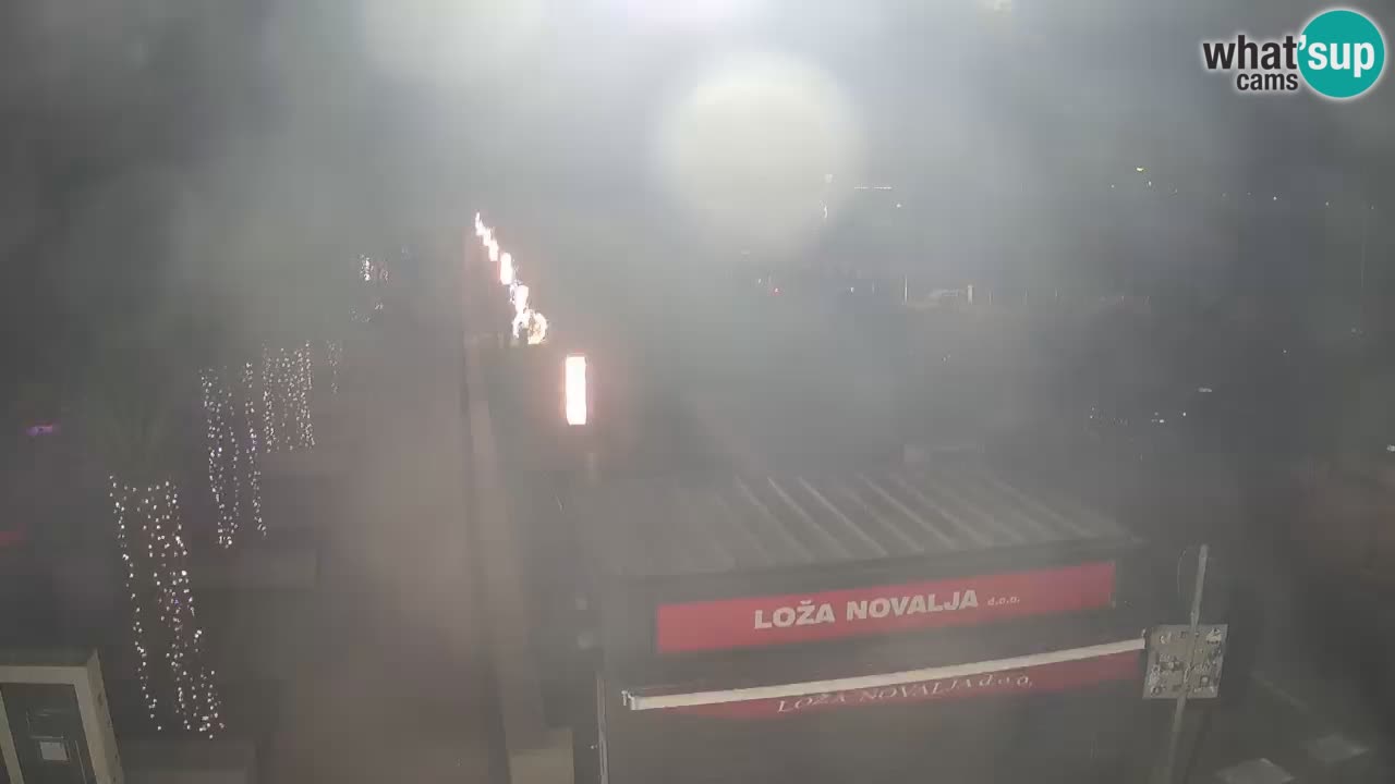 Live cam Novalja – Obala Petra Krešimira IV