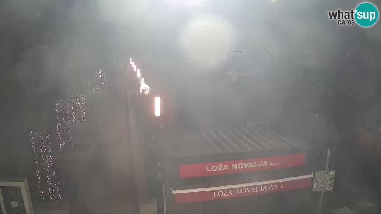 Live cam Novalja – Obala Petra Krešimira IV