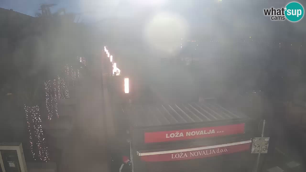 Live cam Novalja – Obala Petra Krešimira IV