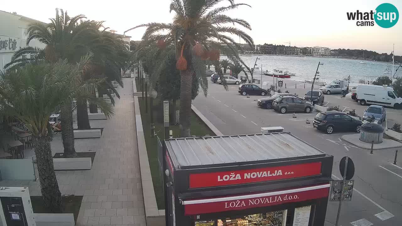 Live cam Novalja – Obala Petra Krešimira IV