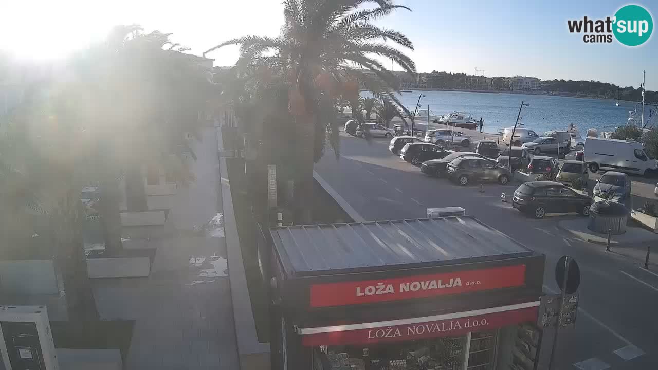 Live cam Novalja – Obala Petra Krešimira IV