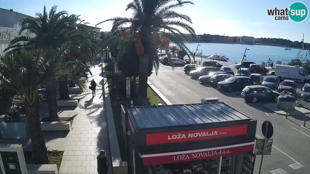 Live cam Novalja – Obala Petra Krešimira IV