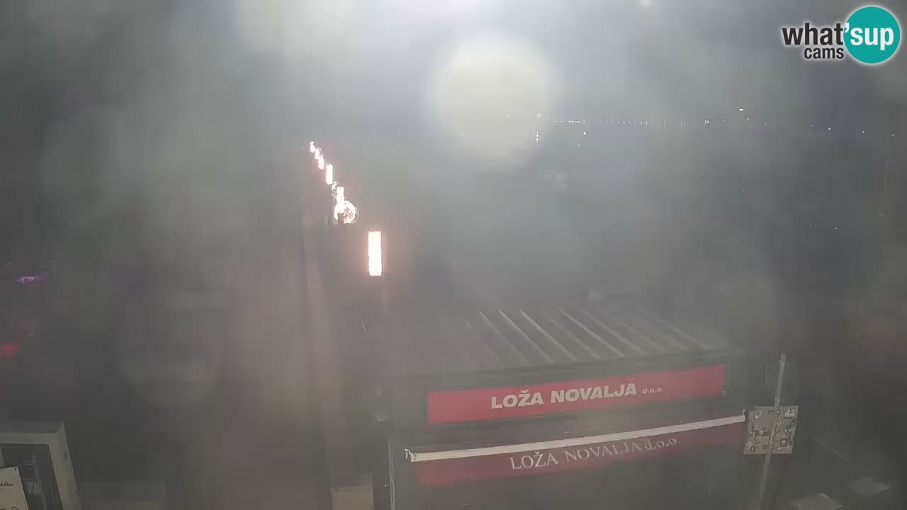 Live cam Novalja – Obala Petra Krešimira IV