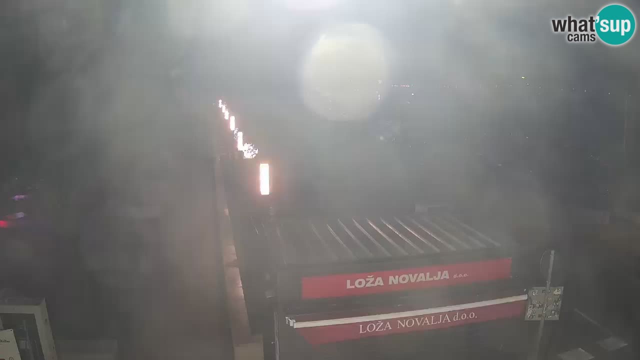 Live cam Novalja – Obala Petra Krešimira IV