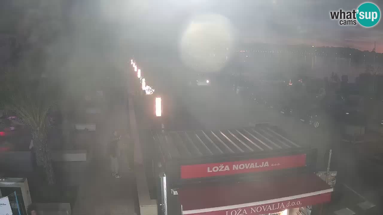 Live cam Novalja – Obala Petra Krešimira IV