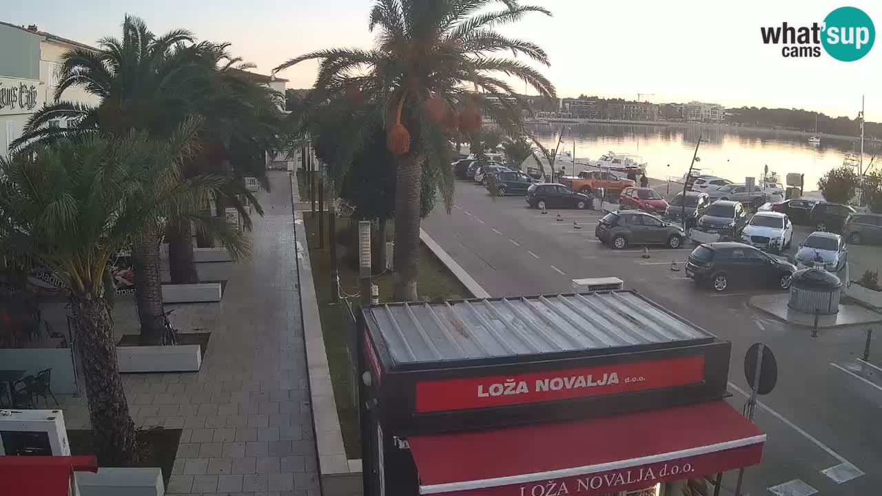 Live cam Novalja – Obala Petra Krešimira IV