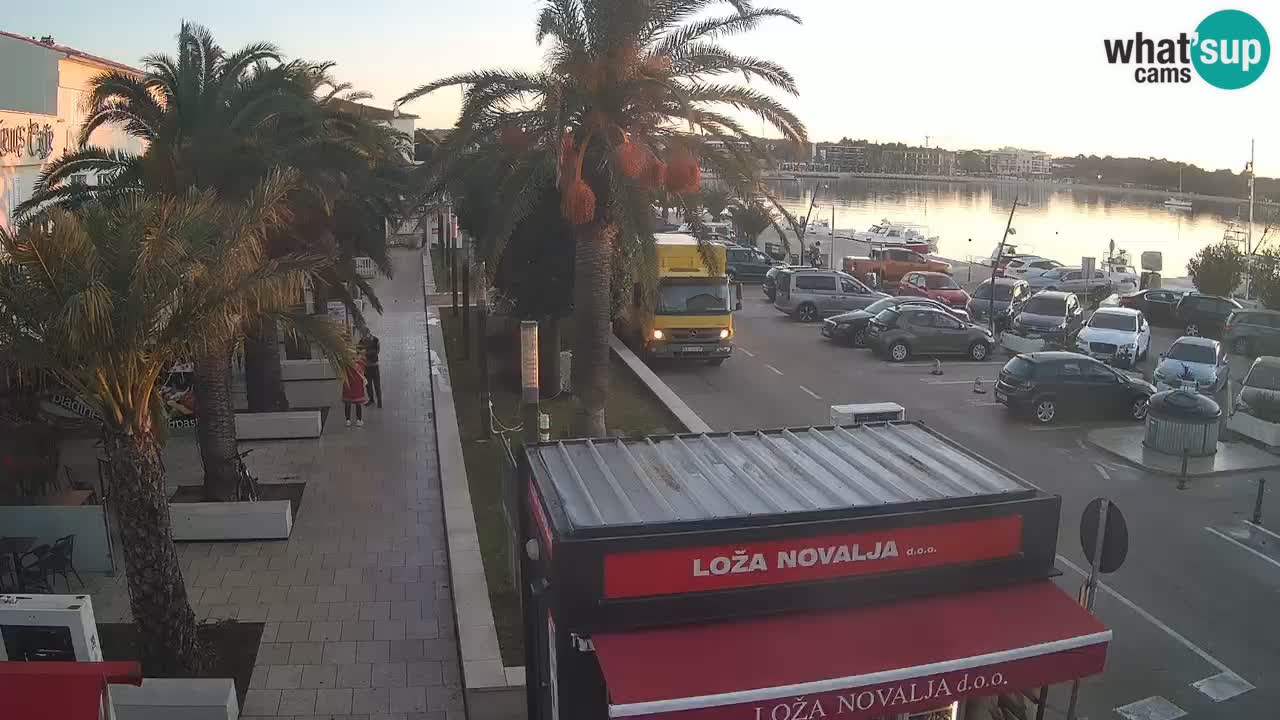 Live cam Novalja – Obala Petra Krešimira IV