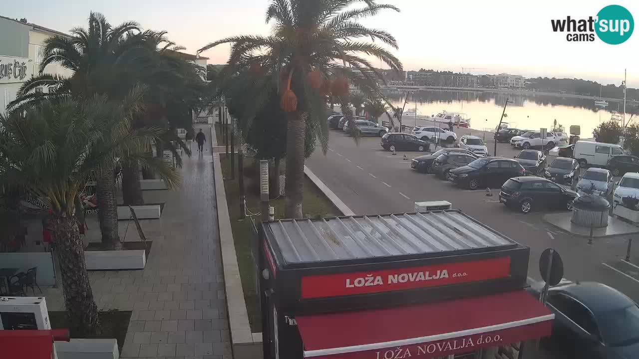 Live cam Novalja – Obala Petra Krešimira IV