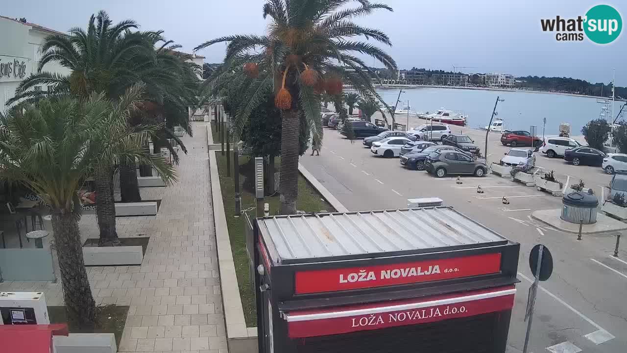 Live cam Novalja – Obala Petra Krešimira IV