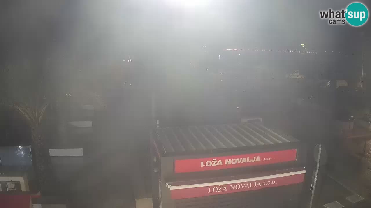 Live cam Novalja – Obala Petra Krešimira IV