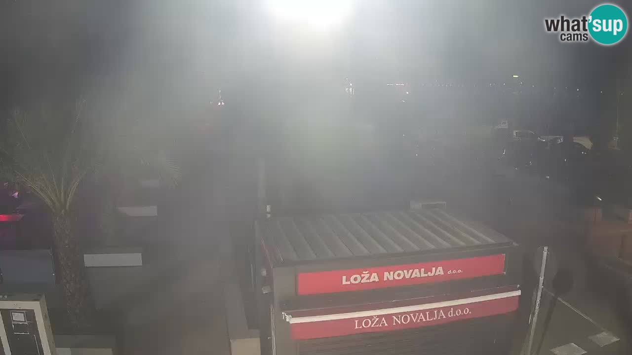 Live cam Novalja – Obala Petra Krešimira IV