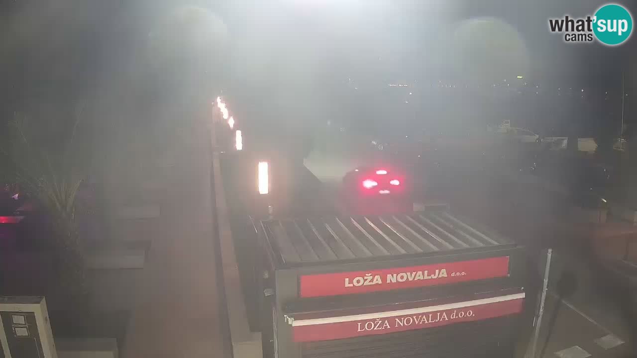 Live cam Novalja – Obala Petra Krešimira IV