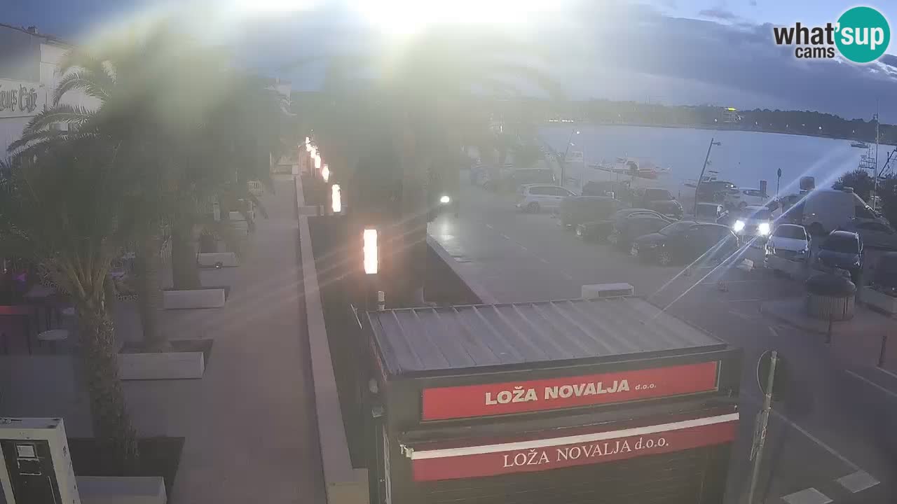 Live cam Novalja – Obala Petra Krešimira IV