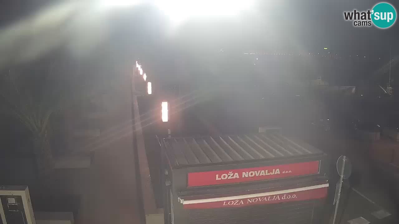 Live cam Novalja – Obala Petra Krešimira IV