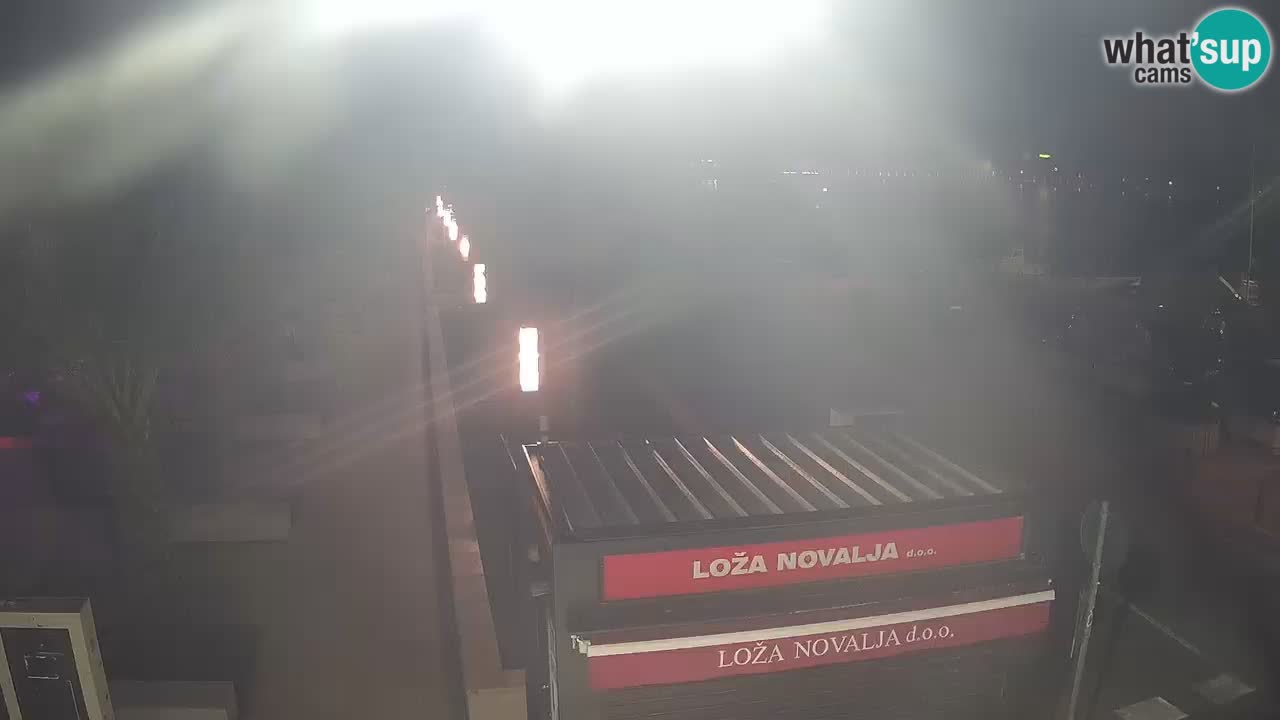 Live cam Novalja – Obala Petra Krešimira IV