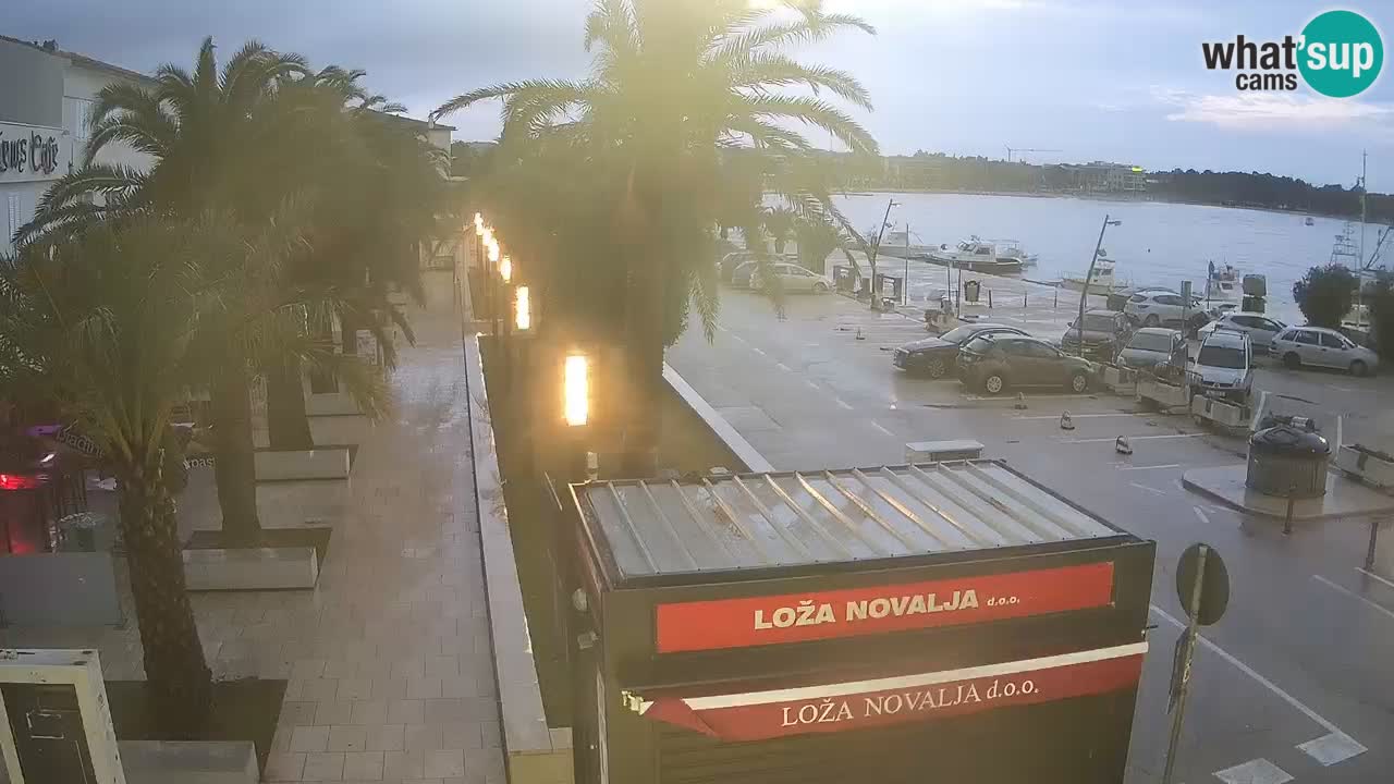 Webcam live Novalja – Obala Petra Krešimira IV