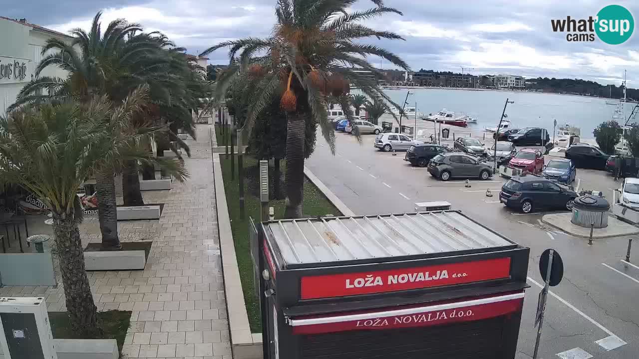 Live cam Novalja – Obala Petra Krešimira IV