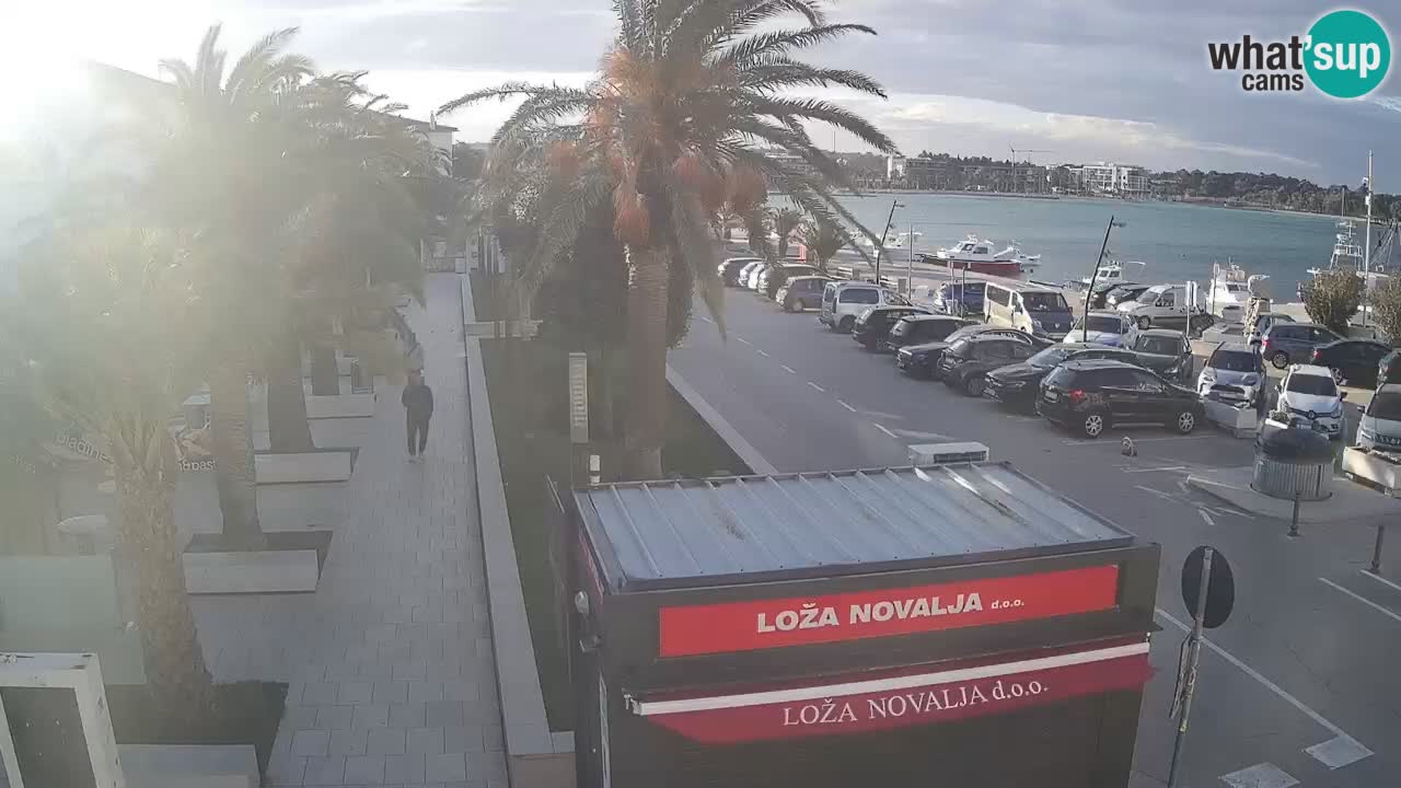 Live cam Novalja – Obala Petra Krešimira IV