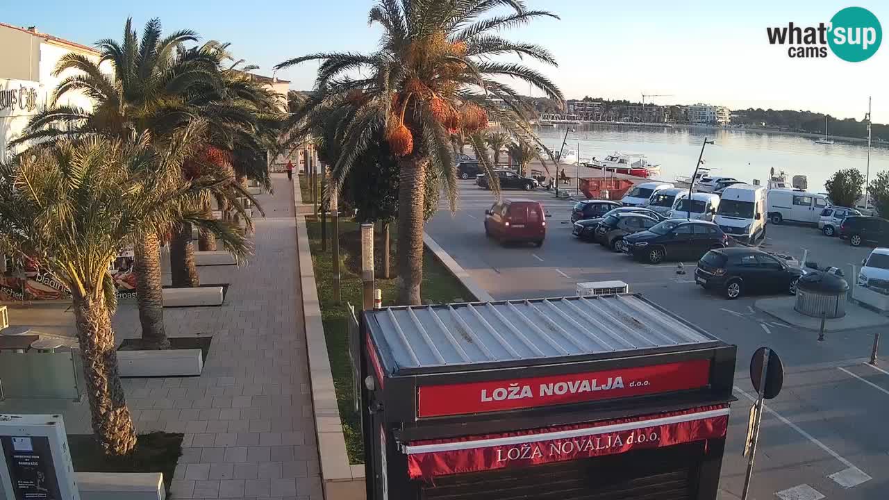 Live cam Novalja – Obala Petra Krešimira IV