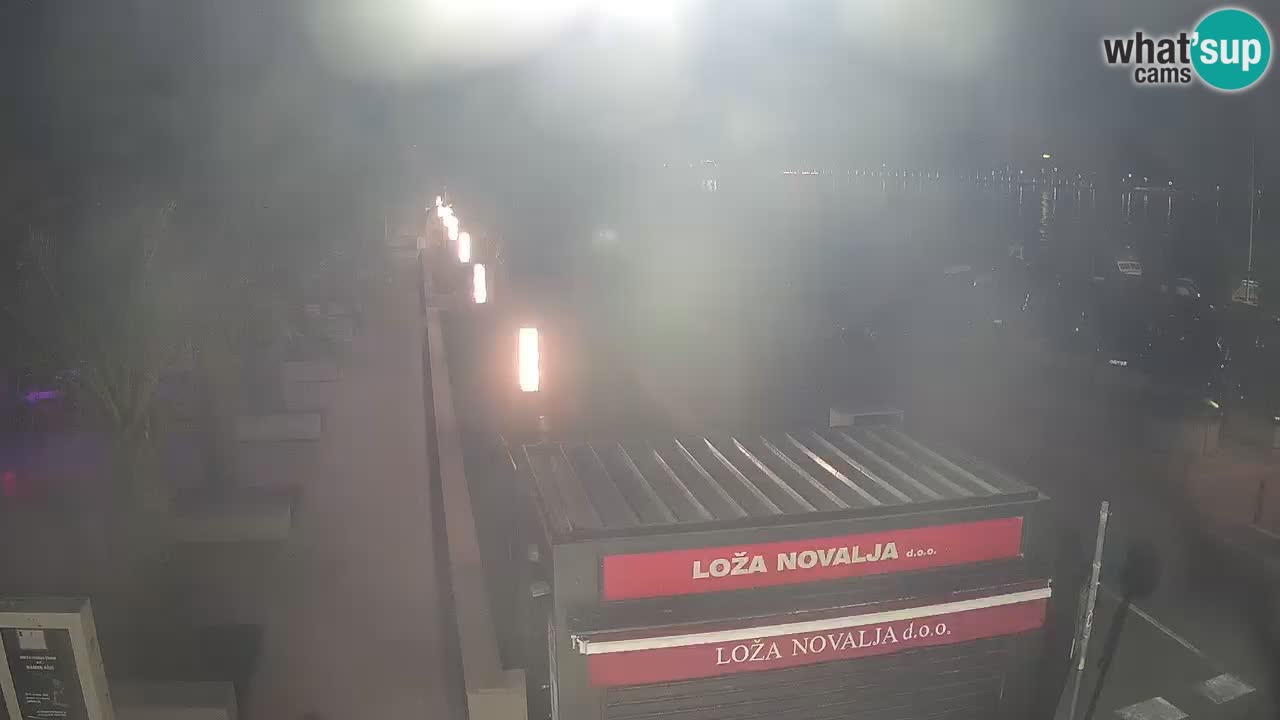 Live cam Novalja – Obala Petra Krešimira IV