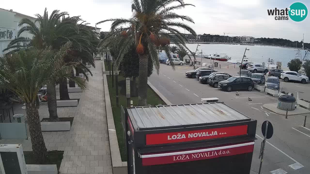 Live cam Novalja – Obala Petra Krešimira IV