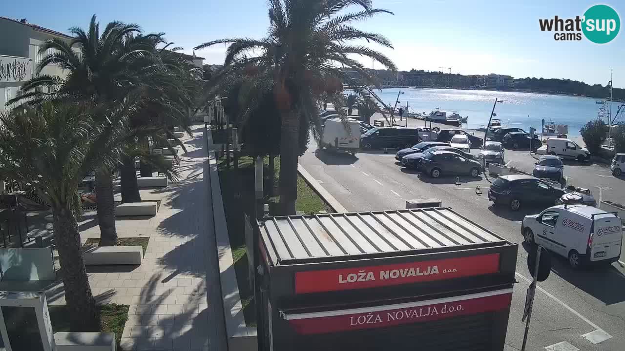 Live cam Novalja – Obala Petra Krešimira IV