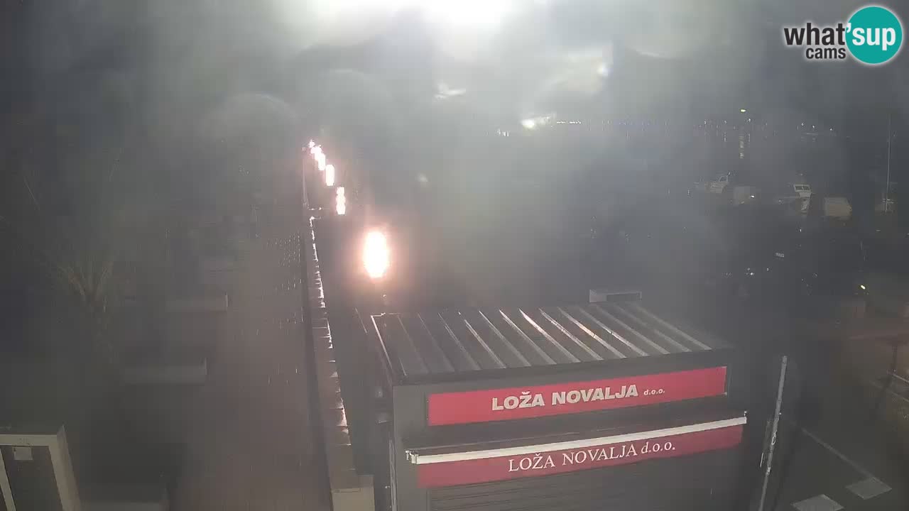 Live cam Novalja – Obala Petra Krešimira IV