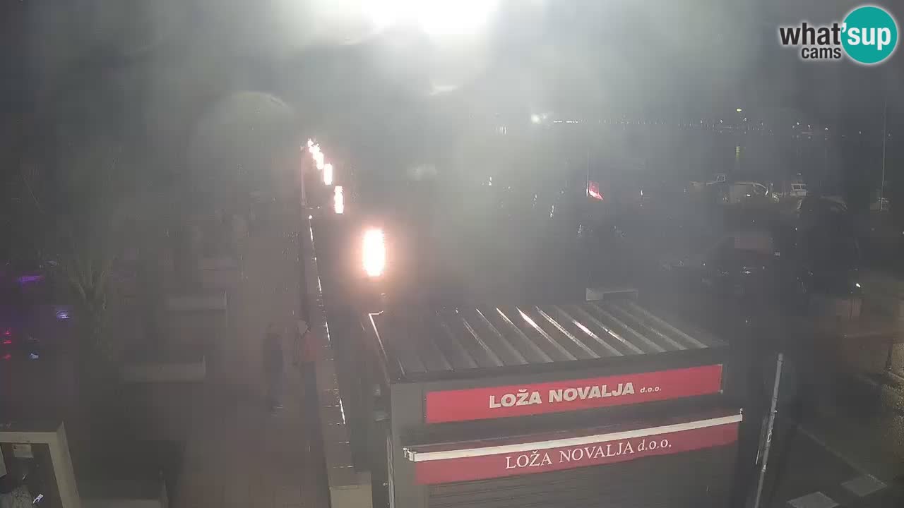 Live cam Novalja – Obala Petra Krešimira IV