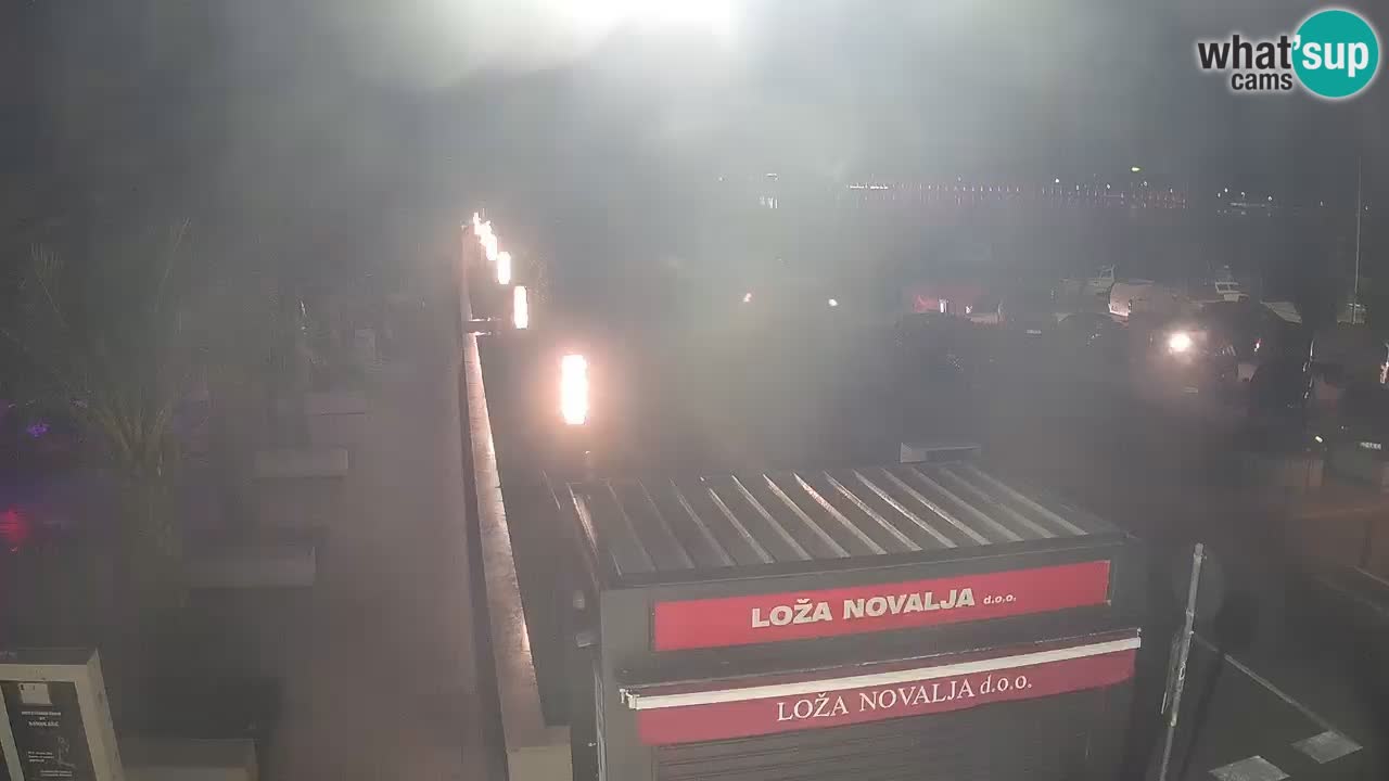 Live cam Novalja – Obala Petra Krešimira IV