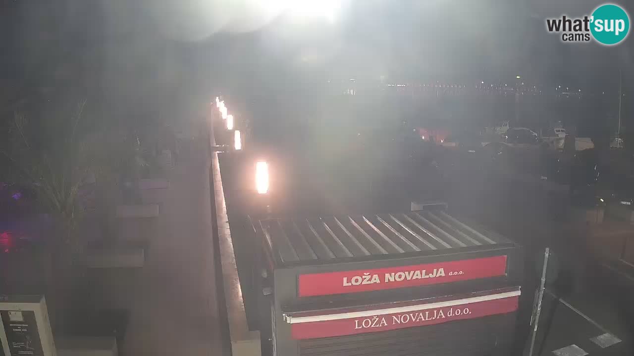 Live cam Novalja – Obala Petra Krešimira IV