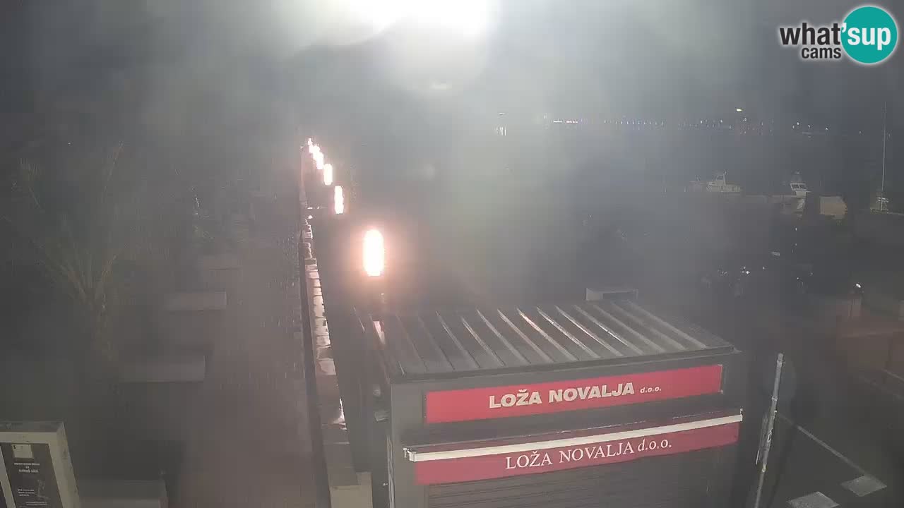 Live cam Novalja – Obala Petra Krešimira IV