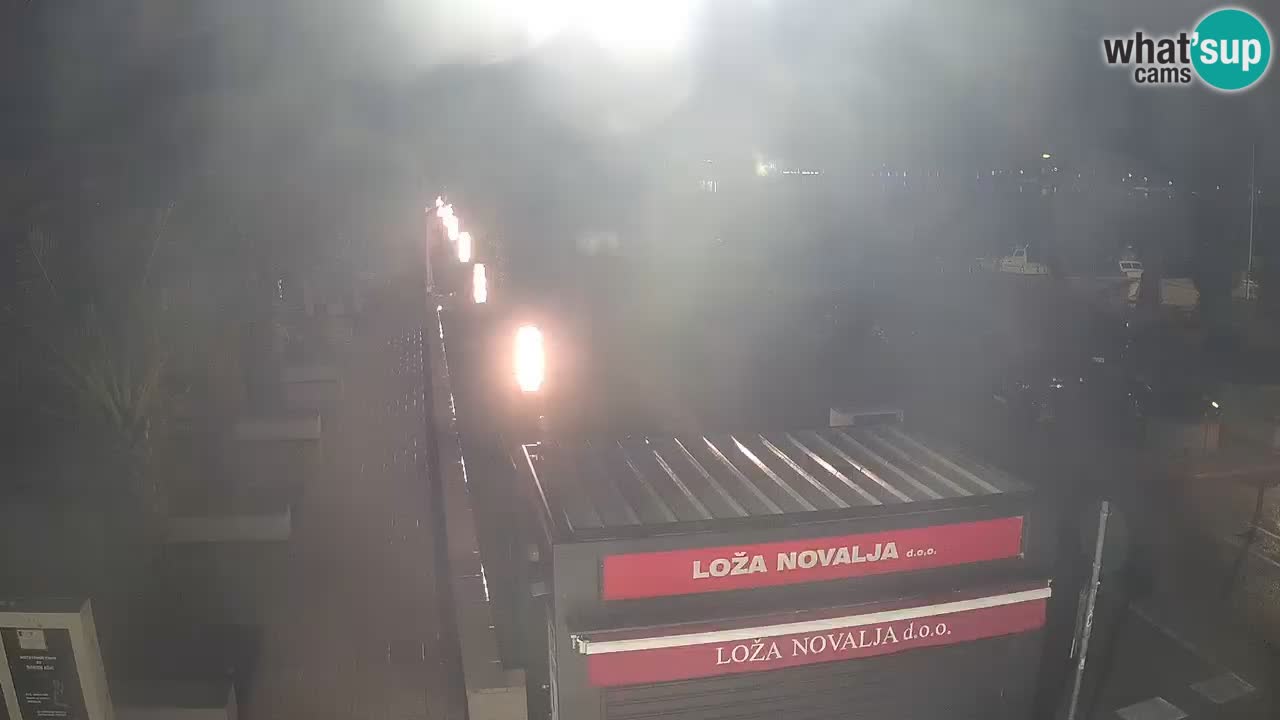 Live cam Novalja – Obala Petra Krešimira IV