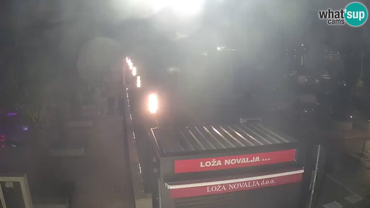 Live cam Novalja – Obala Petra Krešimira IV