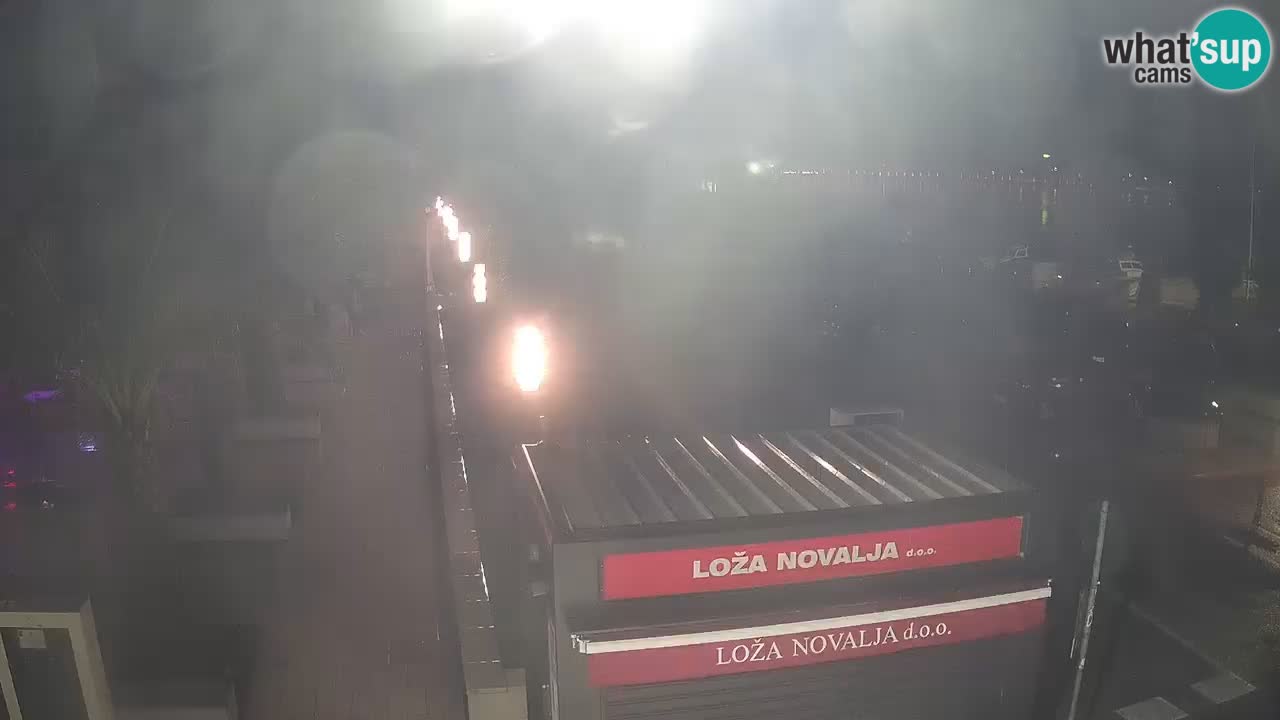 Live cam Novalja – Obala Petra Krešimira IV