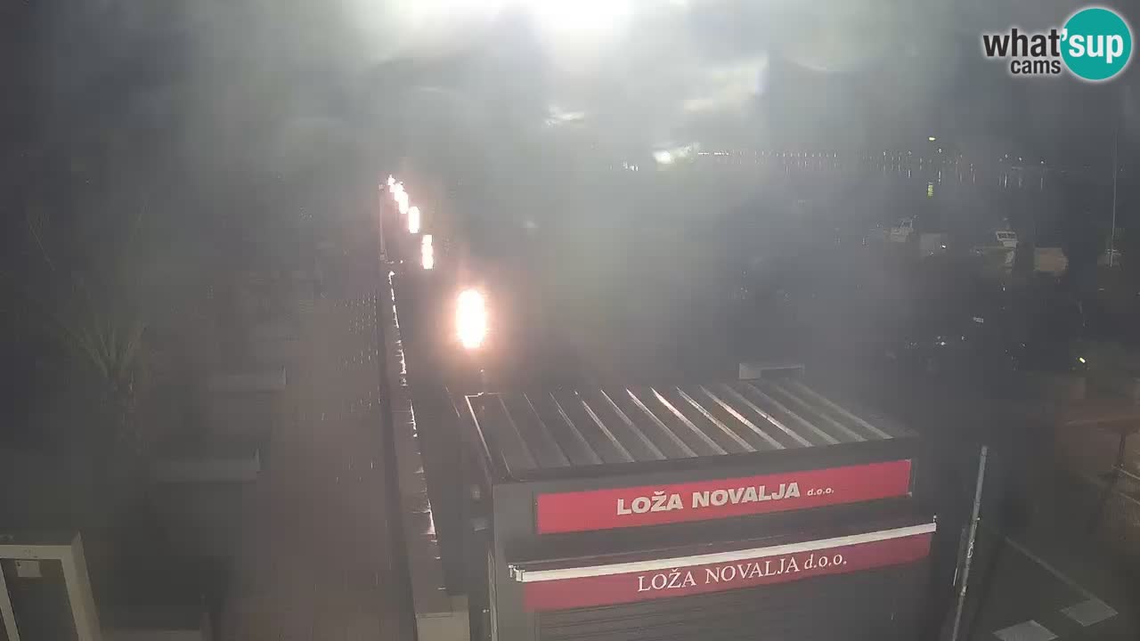 Live cam Novalja – Obala Petra Krešimira IV