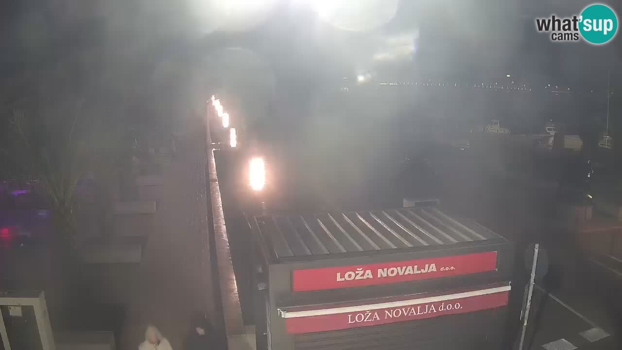 Live cam Novalja – Obala Petra Krešimira IV