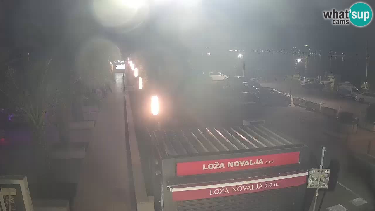 Live cam Novalja – Obala Petra Krešimira IV