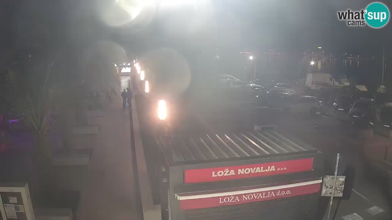 Live cam Novalja – Obala Petra Krešimira IV