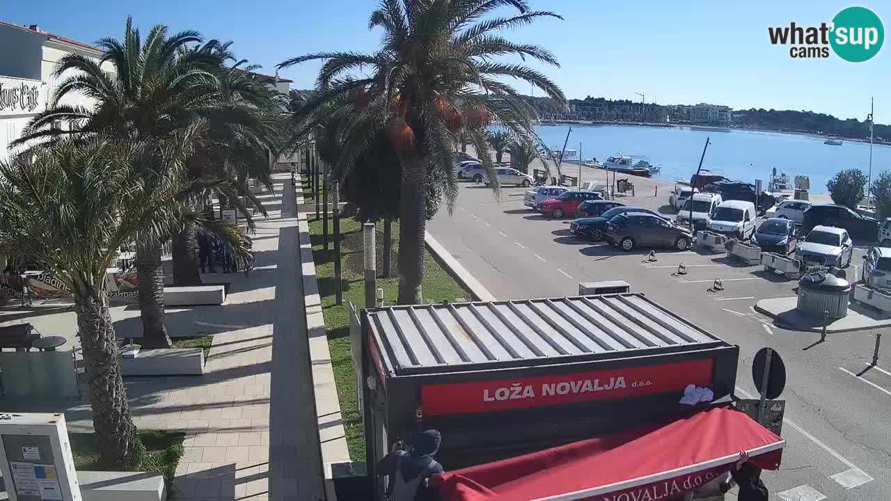 Live cam Novalja – Obala Petra Krešimira IV