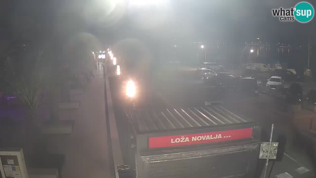 Live cam Novalja – Obala Petra Krešimira IV