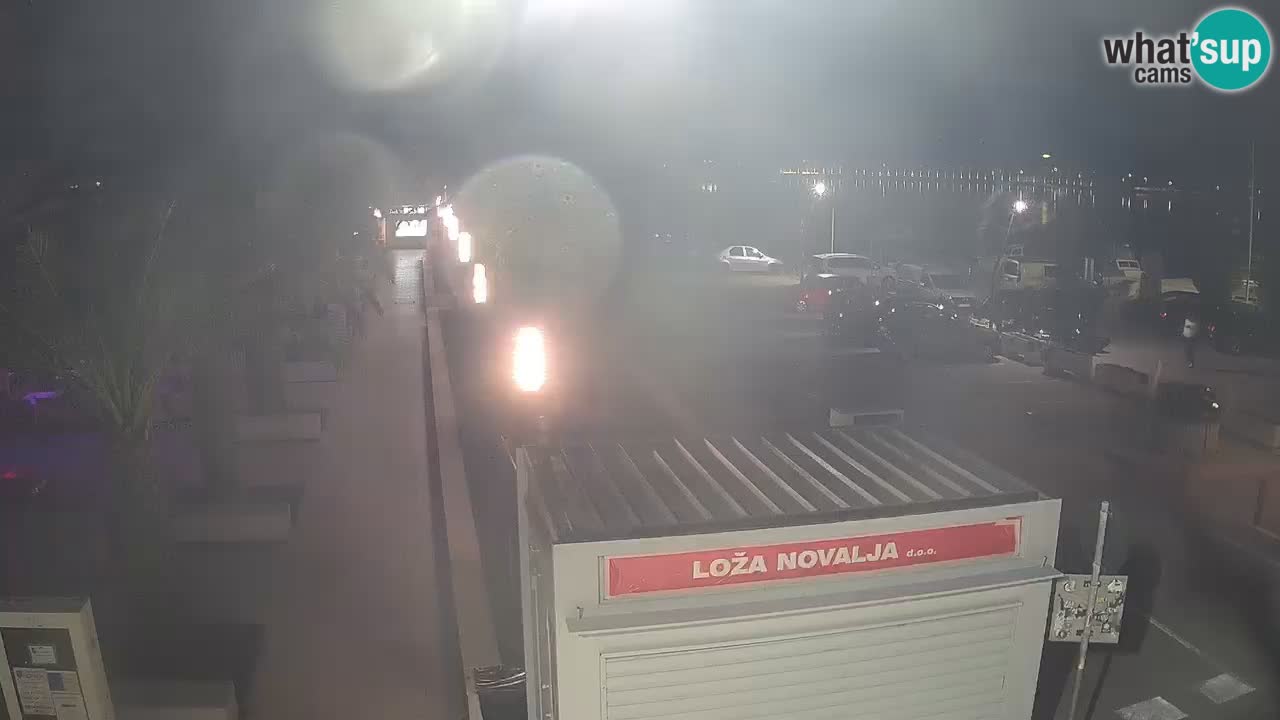 Live cam Novalja – Obala Petra Krešimira IV