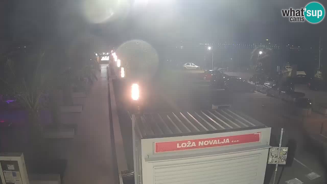 Live cam Novalja – Obala Petra Krešimira IV