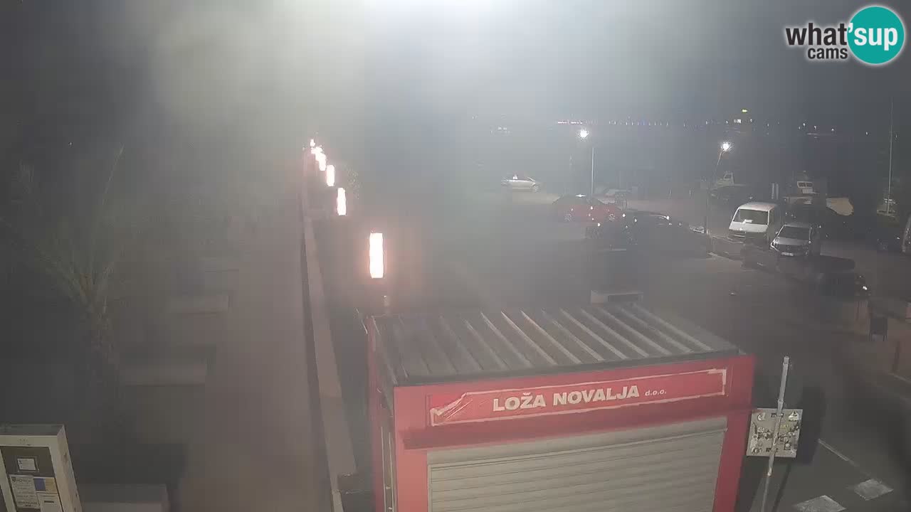 Webcam live Novalja – Obala Petra Krešimira IV