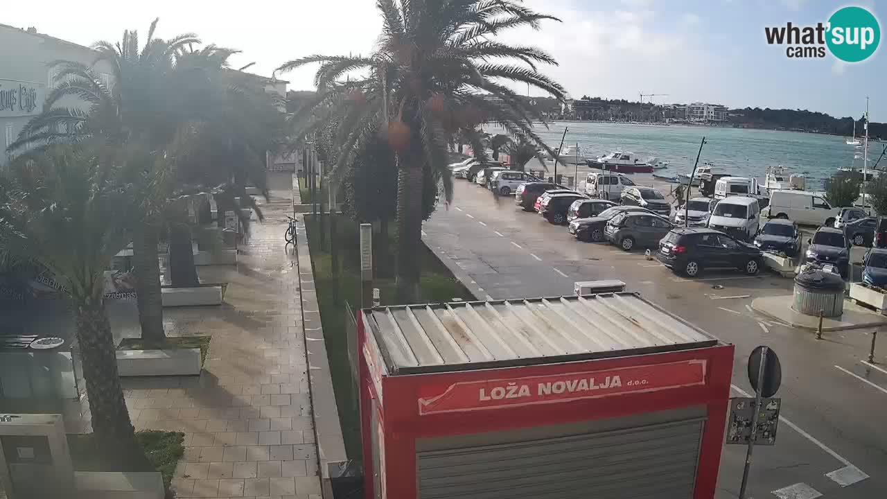 Live cam Novalja – Obala Petra Krešimira IV