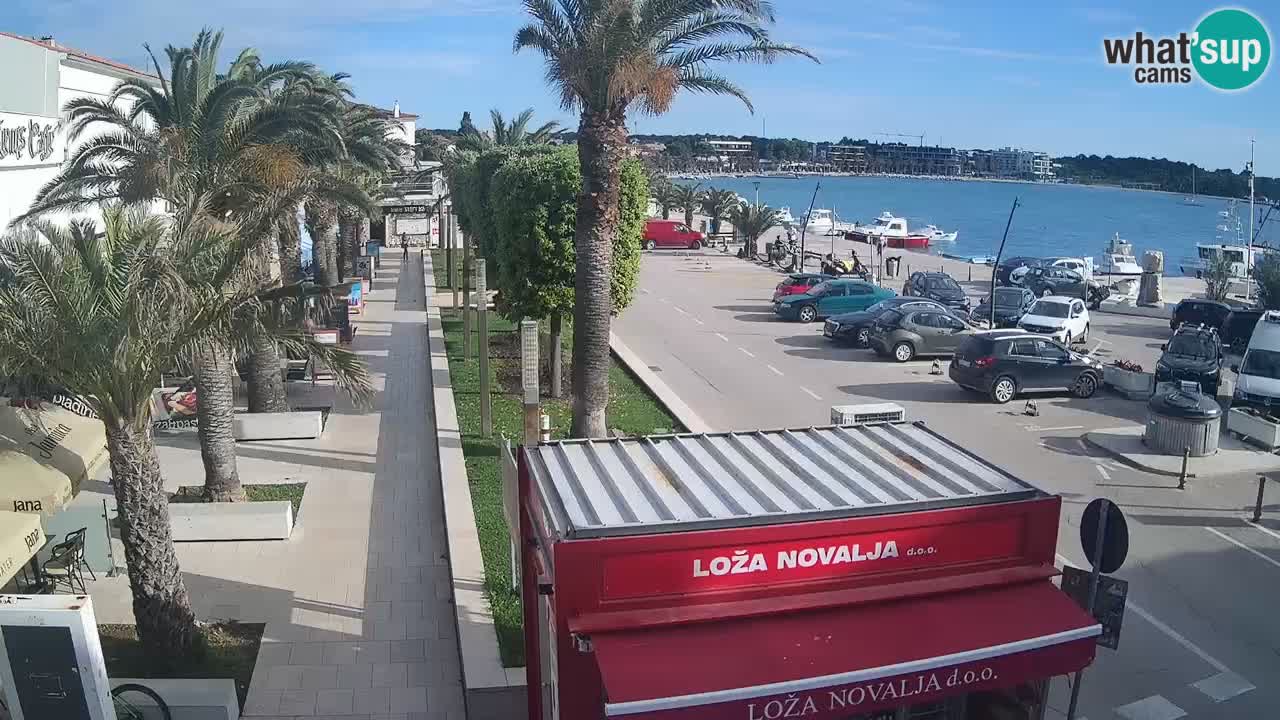 Web kamera Novalja – Obala Petra Krešimira IV