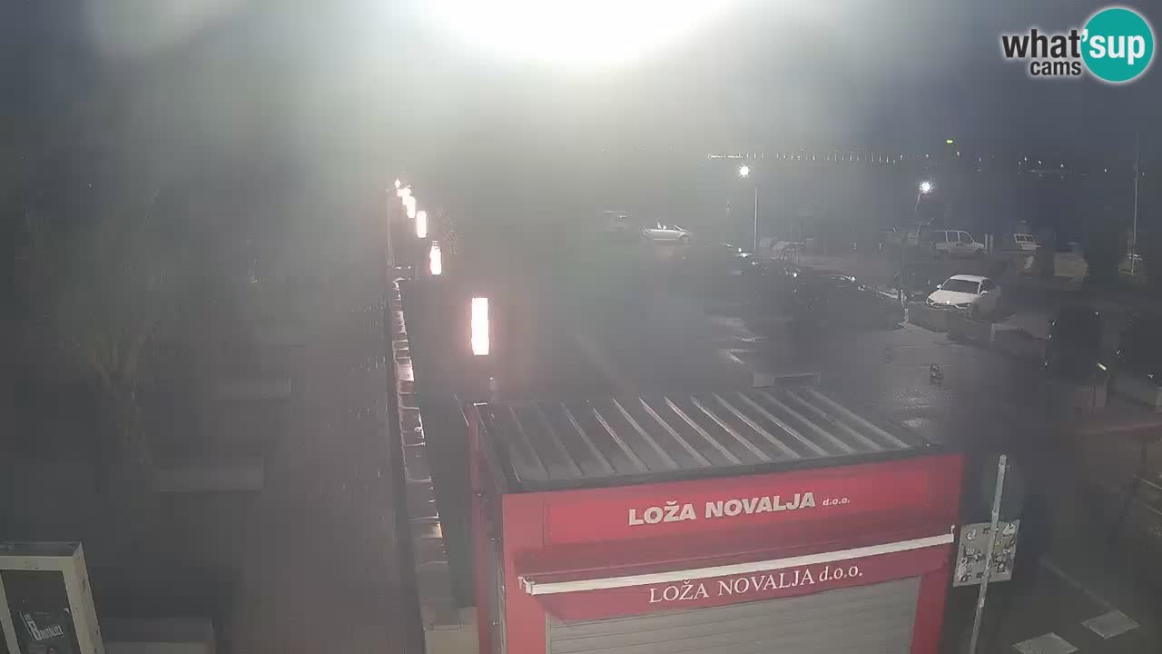 Live cam Novalja – Obala Petra Krešimira IV