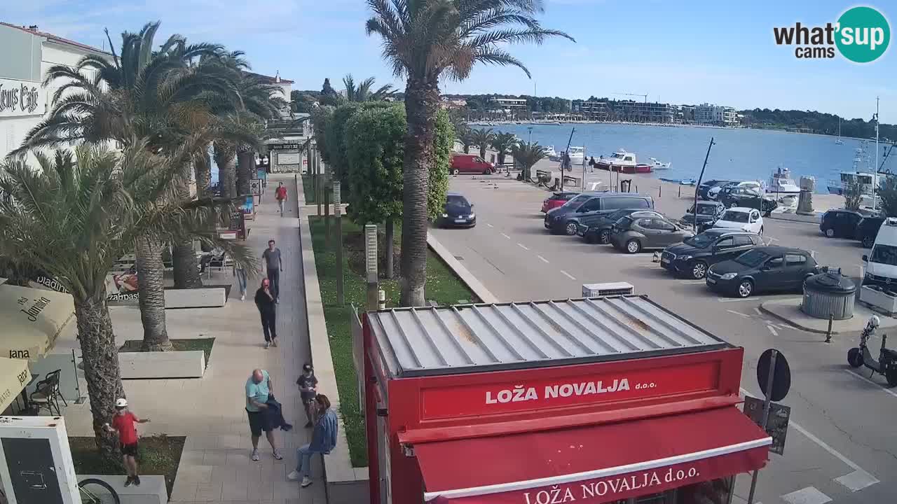 Webcam live Novalja – Obala Petra Krešimira IV