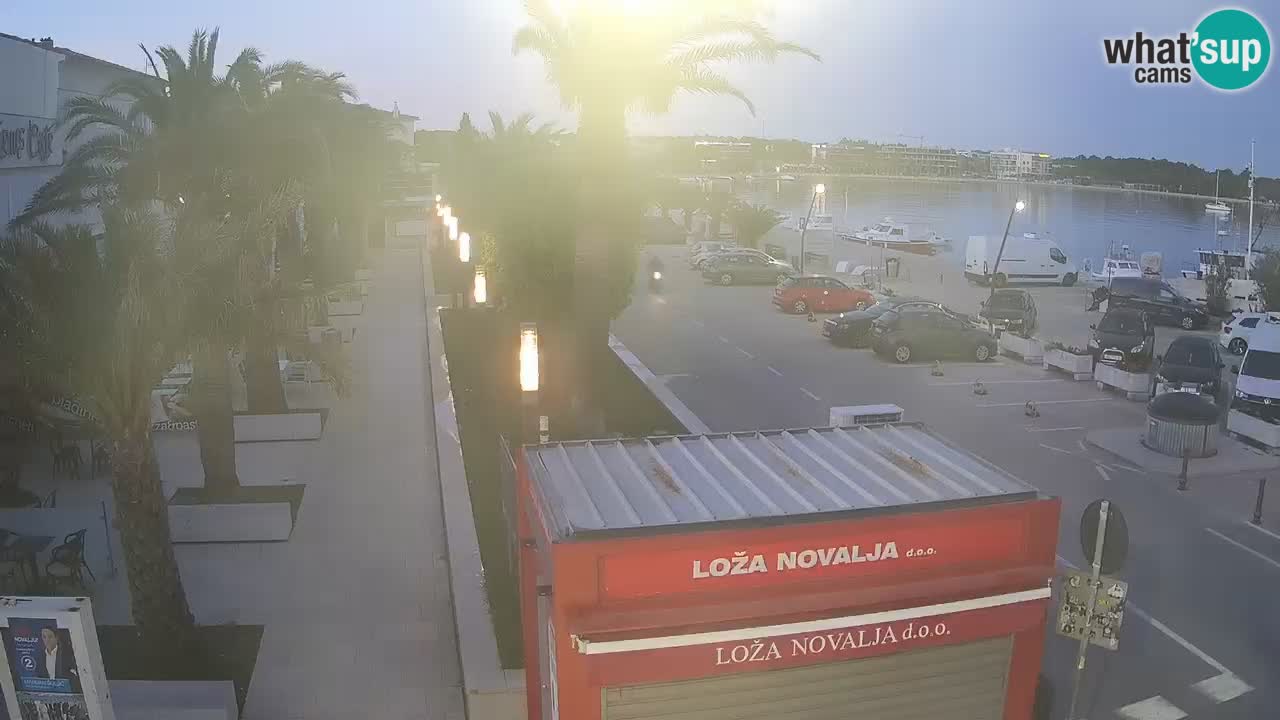 Live cam Novalja – Obala Petra Krešimira IV