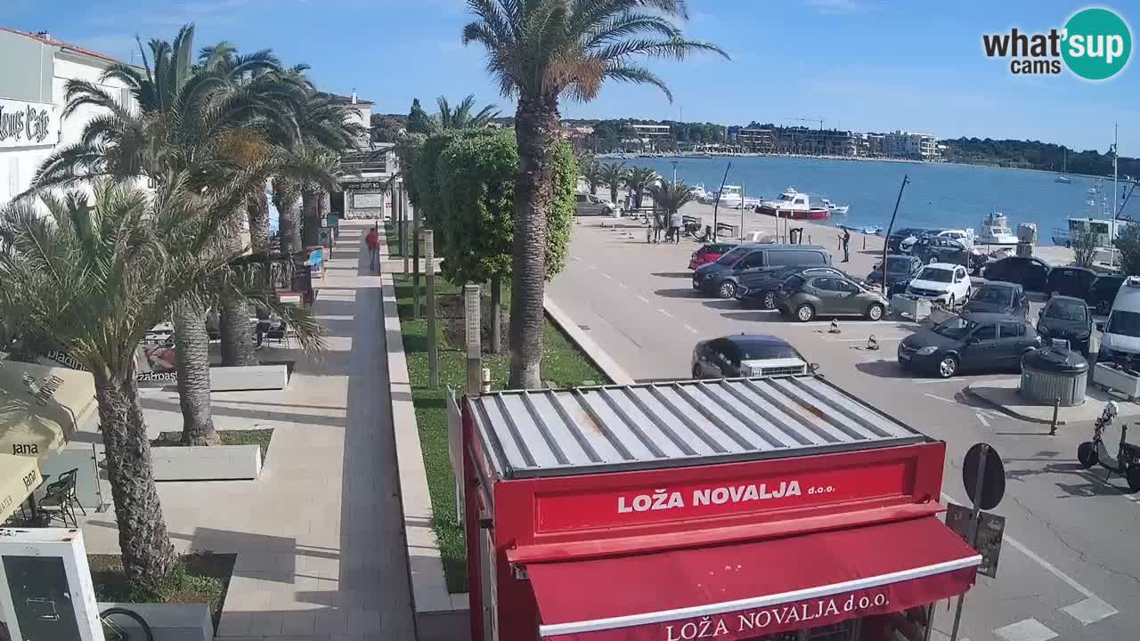 Web kamera Novalja – Obala Petra Krešimira IV