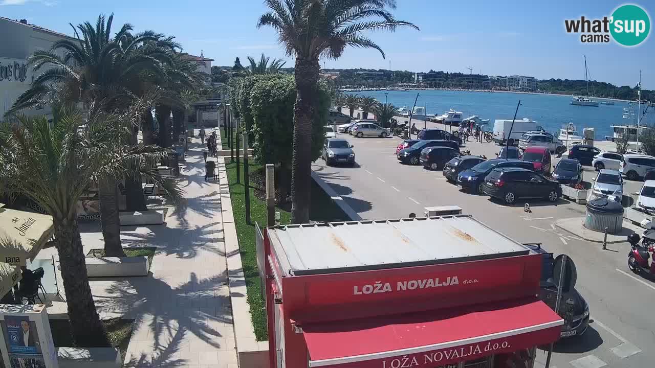 Webcam live Novalja – Obala Petra Krešimira IV
